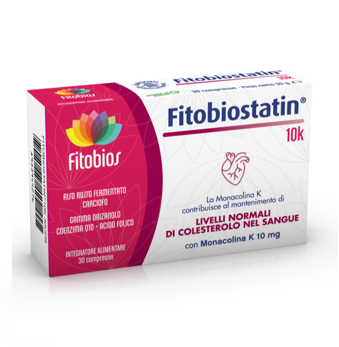 Fitobiostatin 10K Integratore Colesterolo 30 Compresse