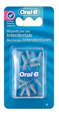 Oral-B Ricarica Scovolini Interdentali Conici Fine 3-6,5 mm