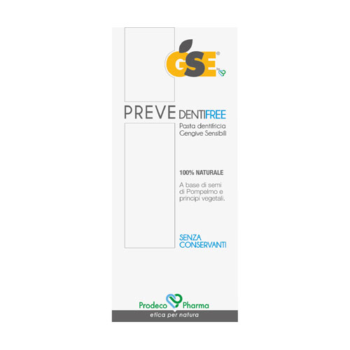 Gse Preve DentiFREE Pasta Dentifricia Gengive Sensibili 75 ml