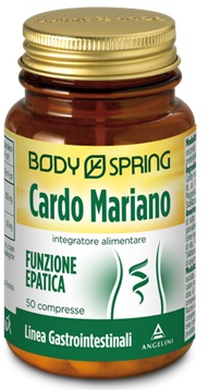 Body Spring Cardo Mariano Integratore Benessere Epatico 50 Compresse