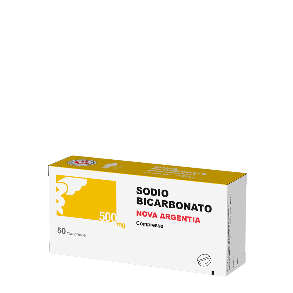Sodio Bicarbonato Nova Argentia - 50 Compresse - 500 mg