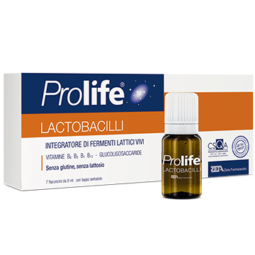Prolife Lactobacilli - Integratore di fermenti lattici vivi - 7 Flaconcini 