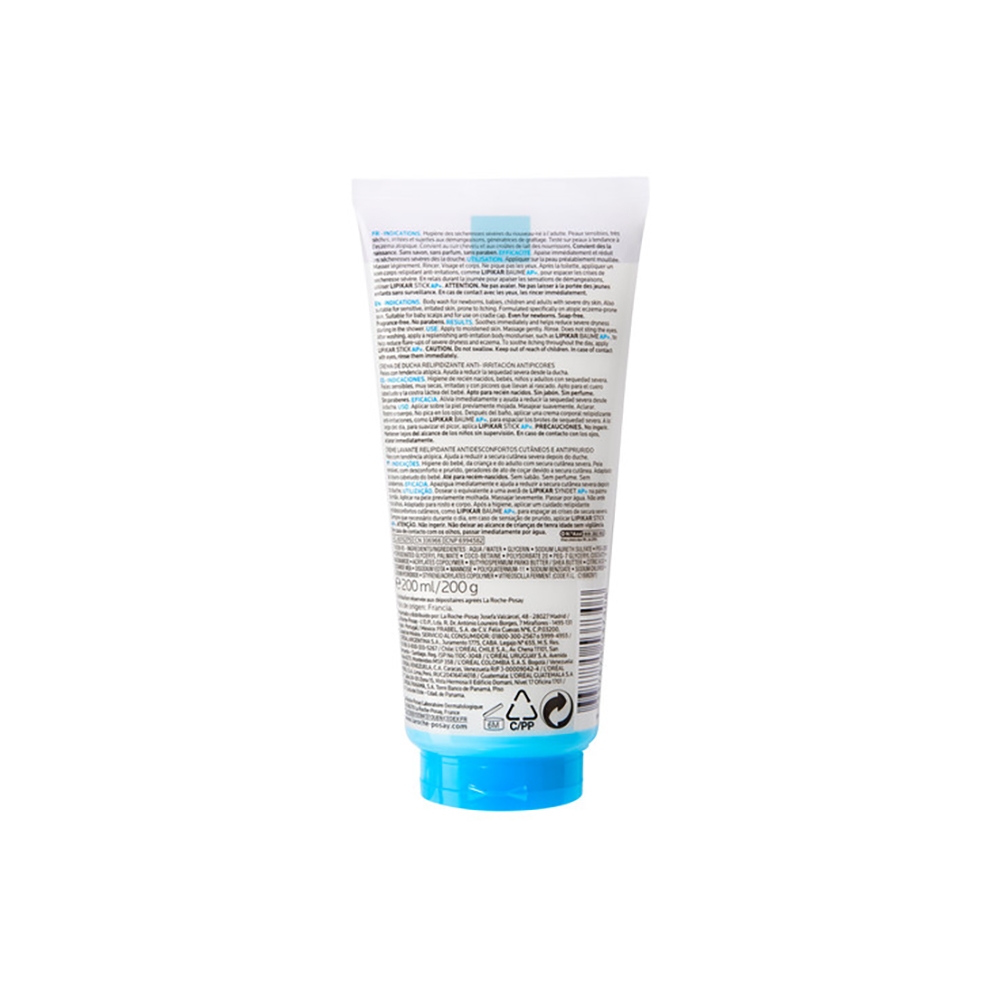 La Roche-Posay Lipikar Syndet AP+ Crema detergente ultra-delicata per la pelle a tendenza atopica 200ml
