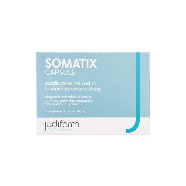 Somatix Integratore Alimentare coadiuvante in caso di tensione nervosa e stress 30 Capsule