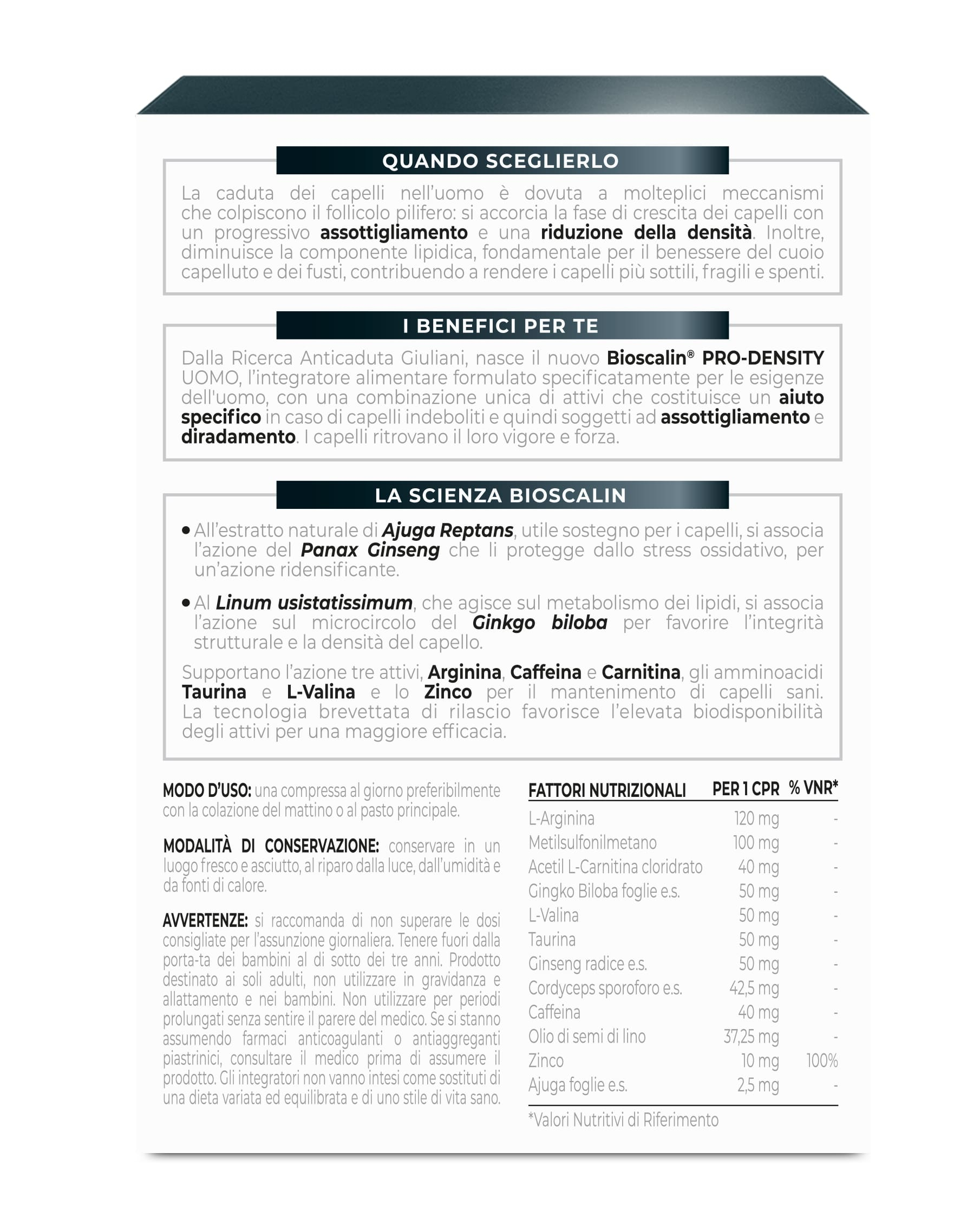 BIOSCALIN PRO DENSITY 30CPR