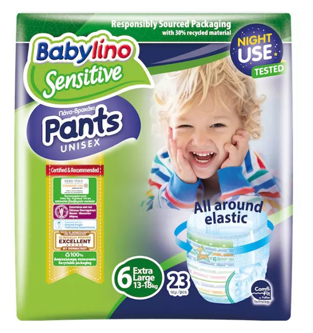 BABYLINO PANTS UNISEX TG 6 15 KG +