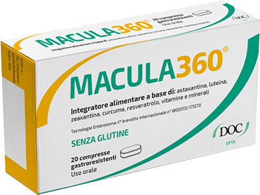Macula360 - Integratore per la vista - 20 compresse gastroresistenti