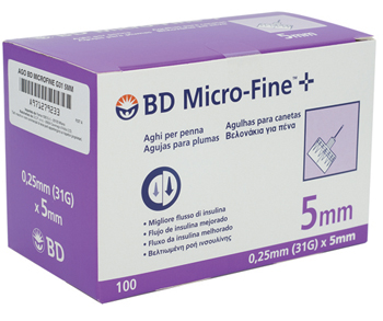 BD Microfine Ago 31G 5mm 100 Pezzi