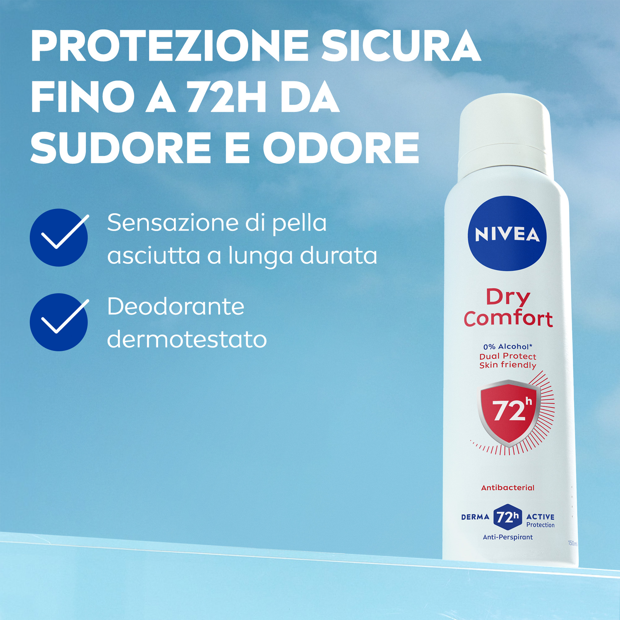 NIVEA DEO SPRAY DRY COMF 150ML