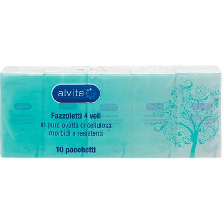 ALVITA FAZZOLETTI NATALE 4VELI