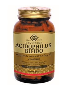 Solgar Acidophilus Bifido Integratore Probiotici 60 capsule