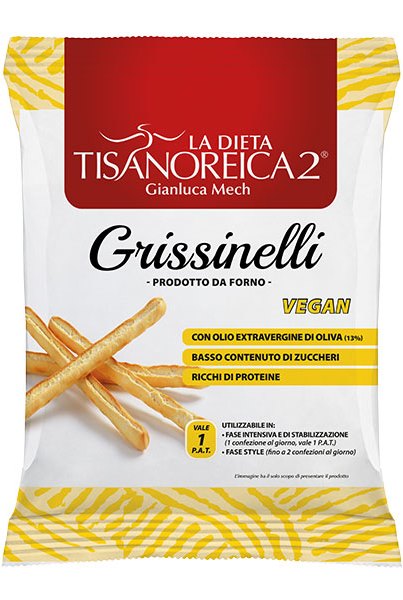 Tisanoreica 2 Grissinelli Vegan con olio extravergine di oliva 22 g