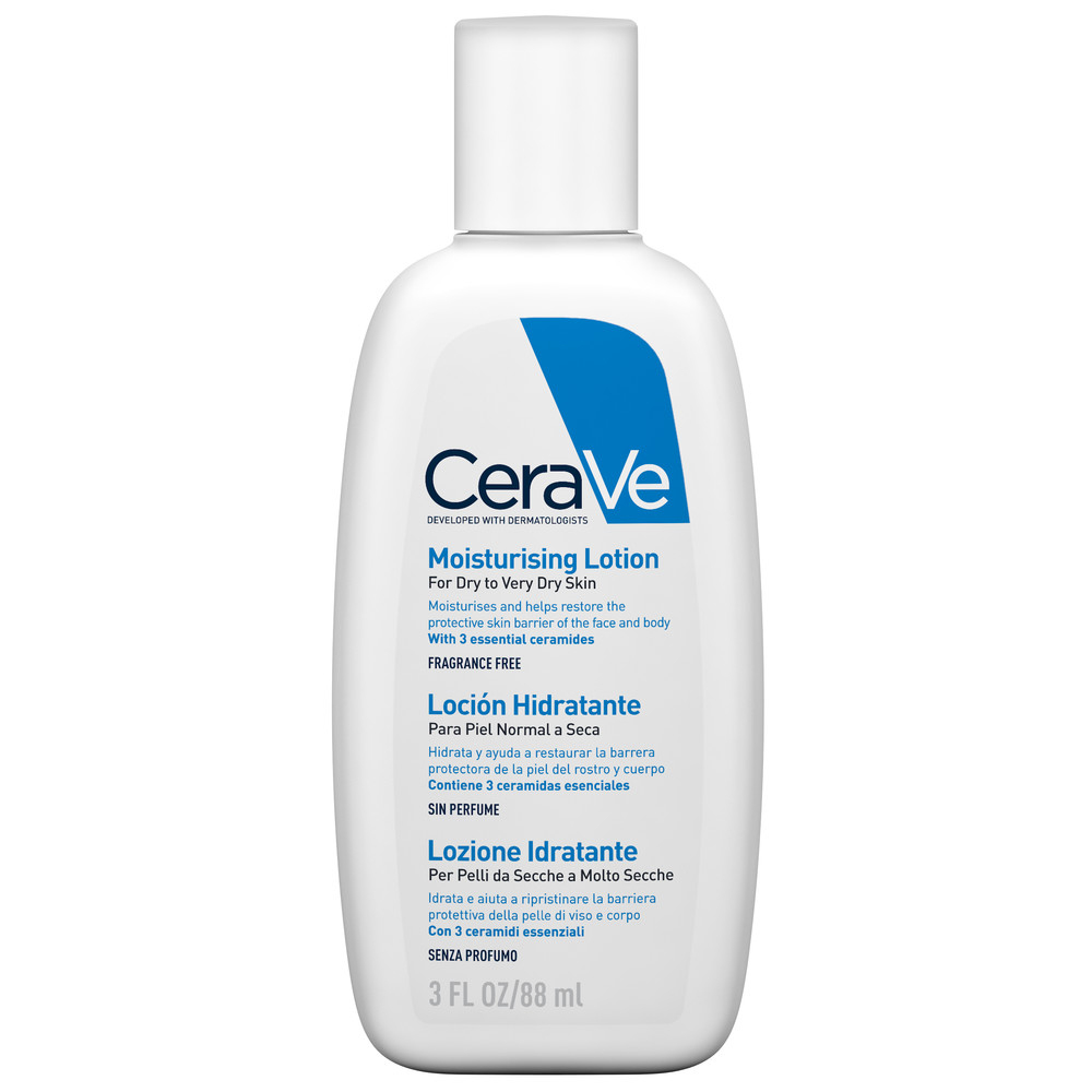 CeraVe Lozione Idratante viso e corpo - da pelli secche a molto secche, 473 ml