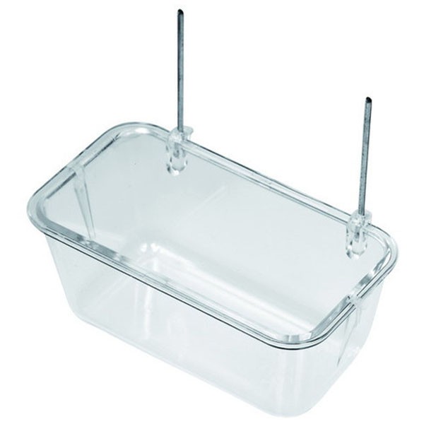 VERSELE LAGA MANGIATOIA VOLATILI TITTI TRASPARENTE 8x4,5x3,5CM