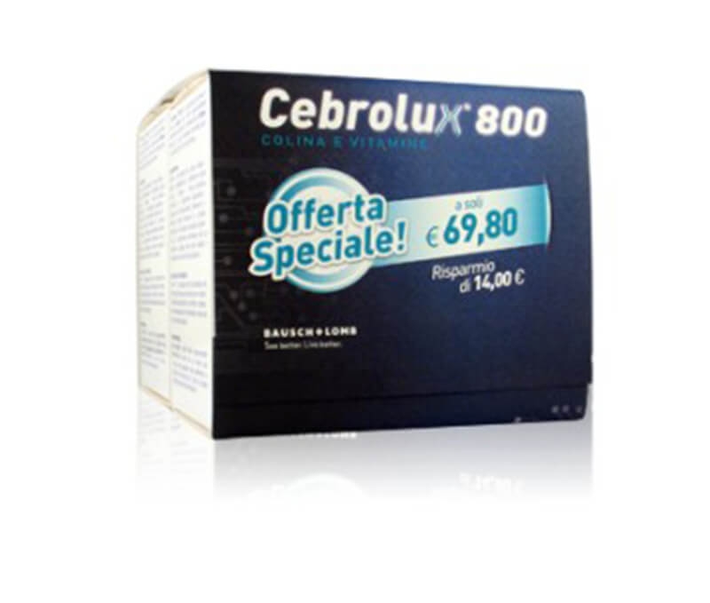 Cebrolux 800 - Integratore per la vista - Bi-Pack - 60 bustine