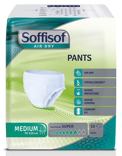 Soffisof Air Dry Pull Up Pants Taglia M Extra 10 Pezzi
