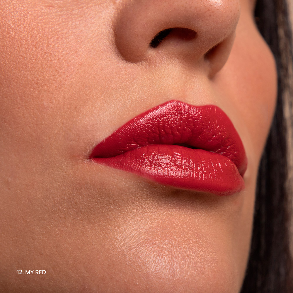 Mia Makeup - Wet Flow - Rossetto Cremoso N.12 My Red