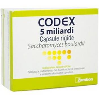 CODEX 12 capsule  5 Miliardi  250mg per diarrea e problemi intestinali