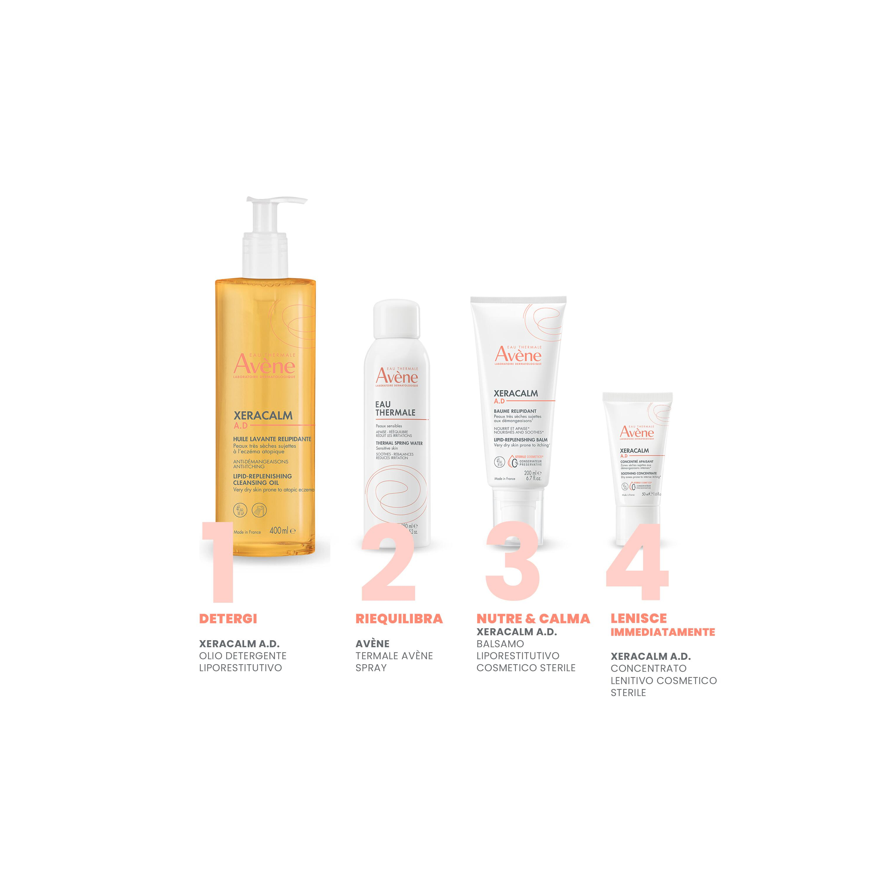 Eau Thermale Avène - XERACALM A.D Olio Detergente Liporestitutivo 750 ml