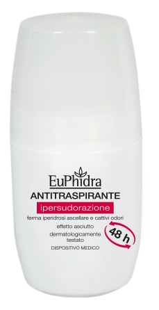 Euphidra Deodorante Roll On Antitraspirante Per Ipersudorazione