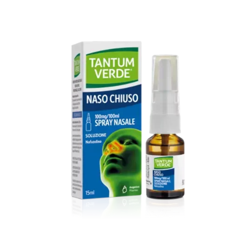 Tantum Verde Naso Chiuso 100mg/100ml - Spray Nasale Decongestionante 15 ml 