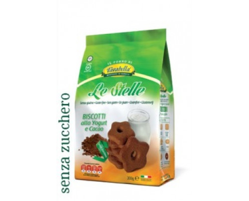 Le Stelle Biscotti Yogurt Cacao Senza Zuccheri 300 g