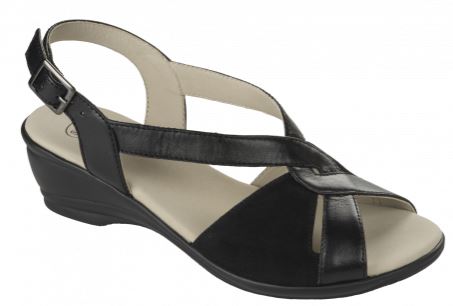 ROSINA LEATHER+SUE W BLACK 38