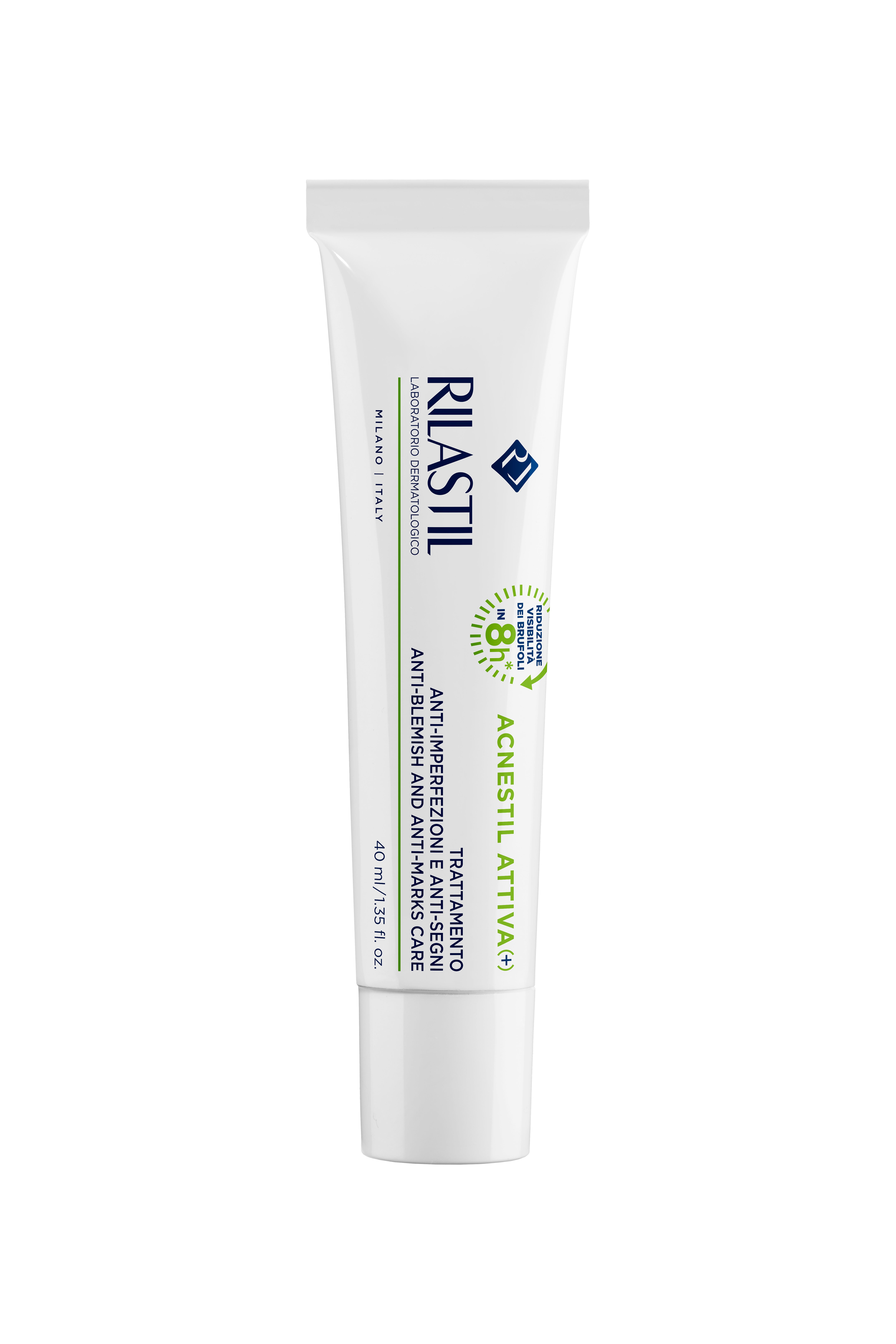 Rilastil Acnestil Attiva (+) SPF30 - Trattamento Sebonormalizzante Viso 40 ml