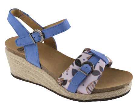 VALE SUE+TEXT D RBLU/FLWF 40