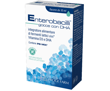Enterobacilli Gocce con DHA Integratore 10 ml