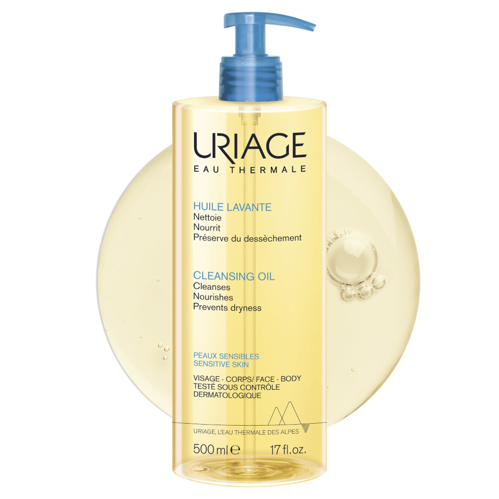 Uriage Olio Detergente Lavante Viso e Corpo 500 ml