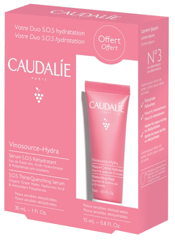 Caudalie Cofanetto VINOSOURCE-Hydra Trattamento Viso