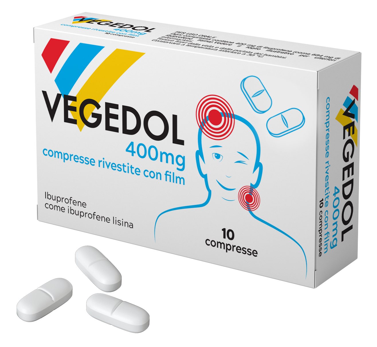 VEGEDOL 10CPR RIV 400MG