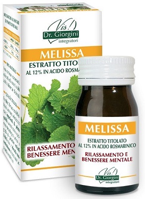 Dr. Giorgini Melissa Estratto Titolato Integratore 60 Pastiglie