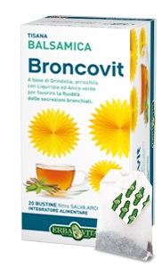 Erba Vita Broncovit Tisana Lenitiva Bronchi 20 Bustine
