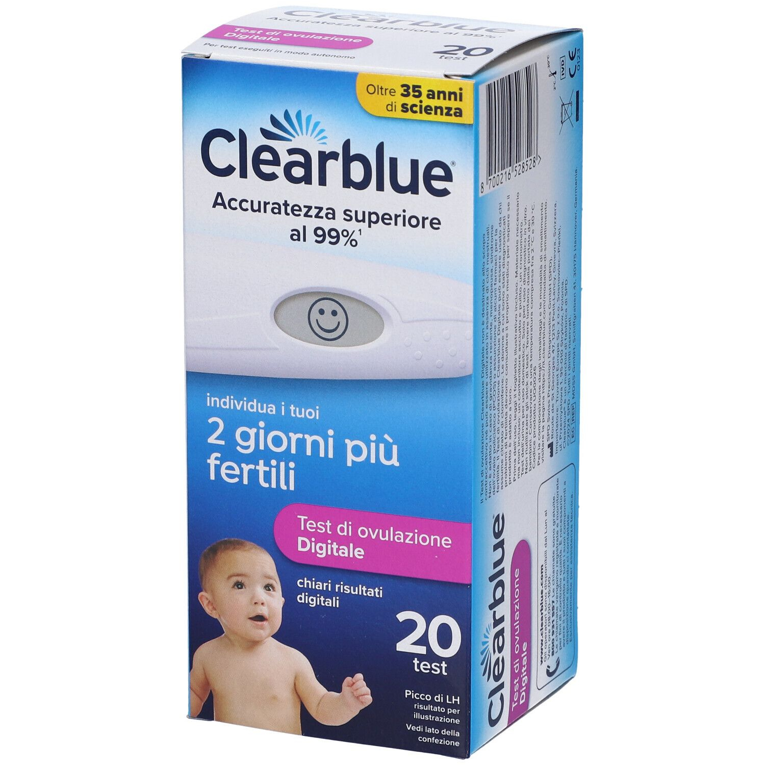 CLEARBLUE Test Ovul.Base 20pz