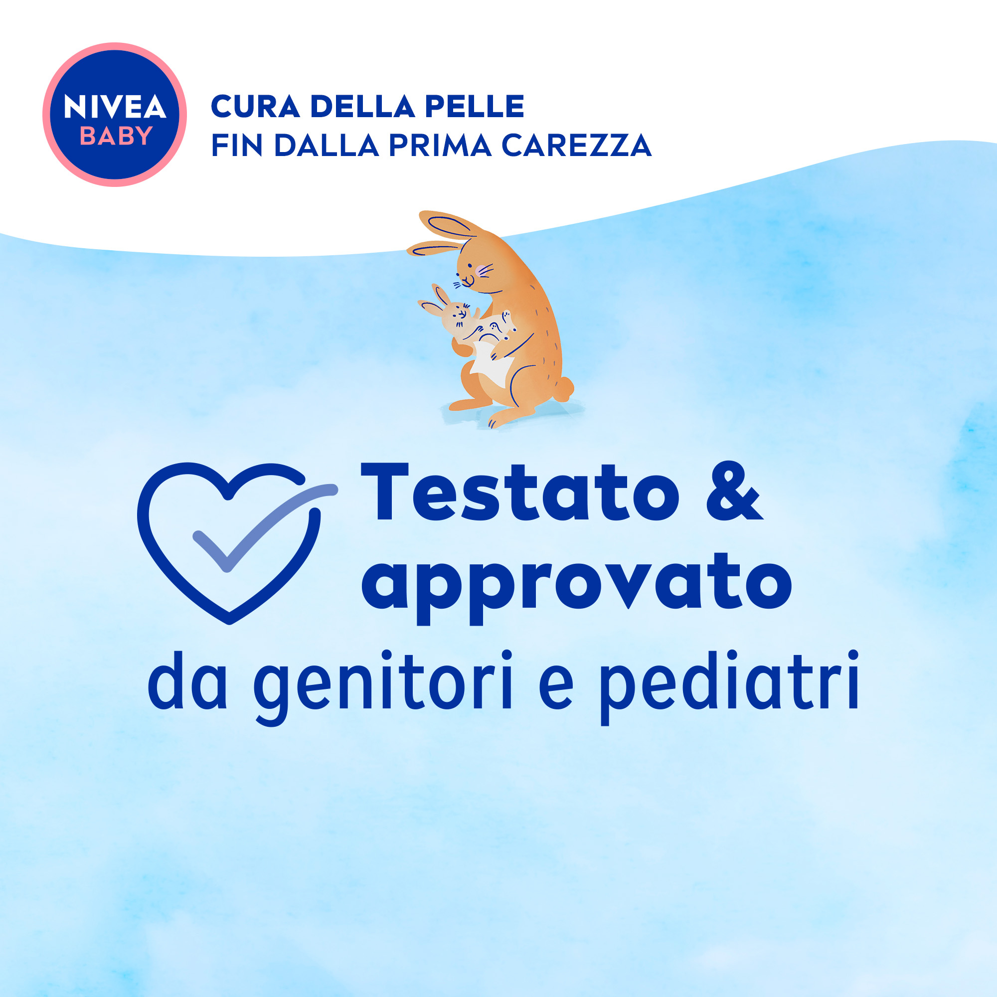 Nivea Baby Salviettine Detergenti Idratanti Soft & Cream 57 Pezzi, Salviette neonato detergenti