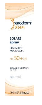 Saroderm Sun Spray SPF 50+ Protezione Solare Anti Invecchiamento 100 ml