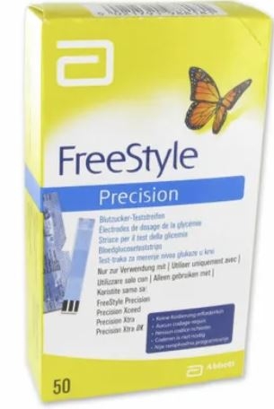 Abbott FreeStyle Precision Strisce Glicemia  50 pezzi