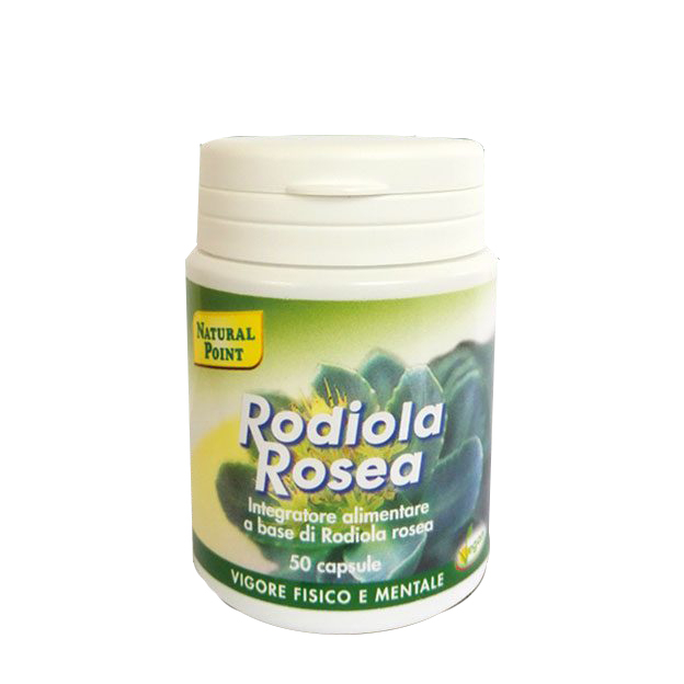Rodiola Rosea Natural Point - Integratore tonico fisico e mentale - 50 capsule