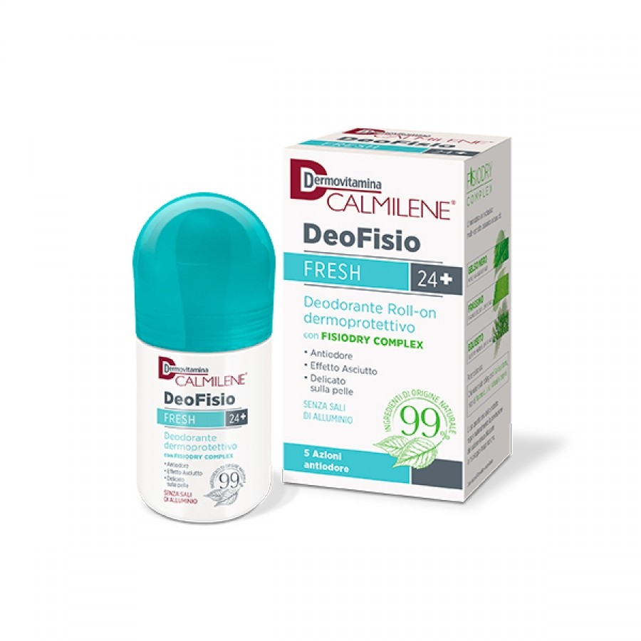 Dermovitamina Calmilene DeoFisio Fresh 24+ Deodorante Roll-On 75 ml