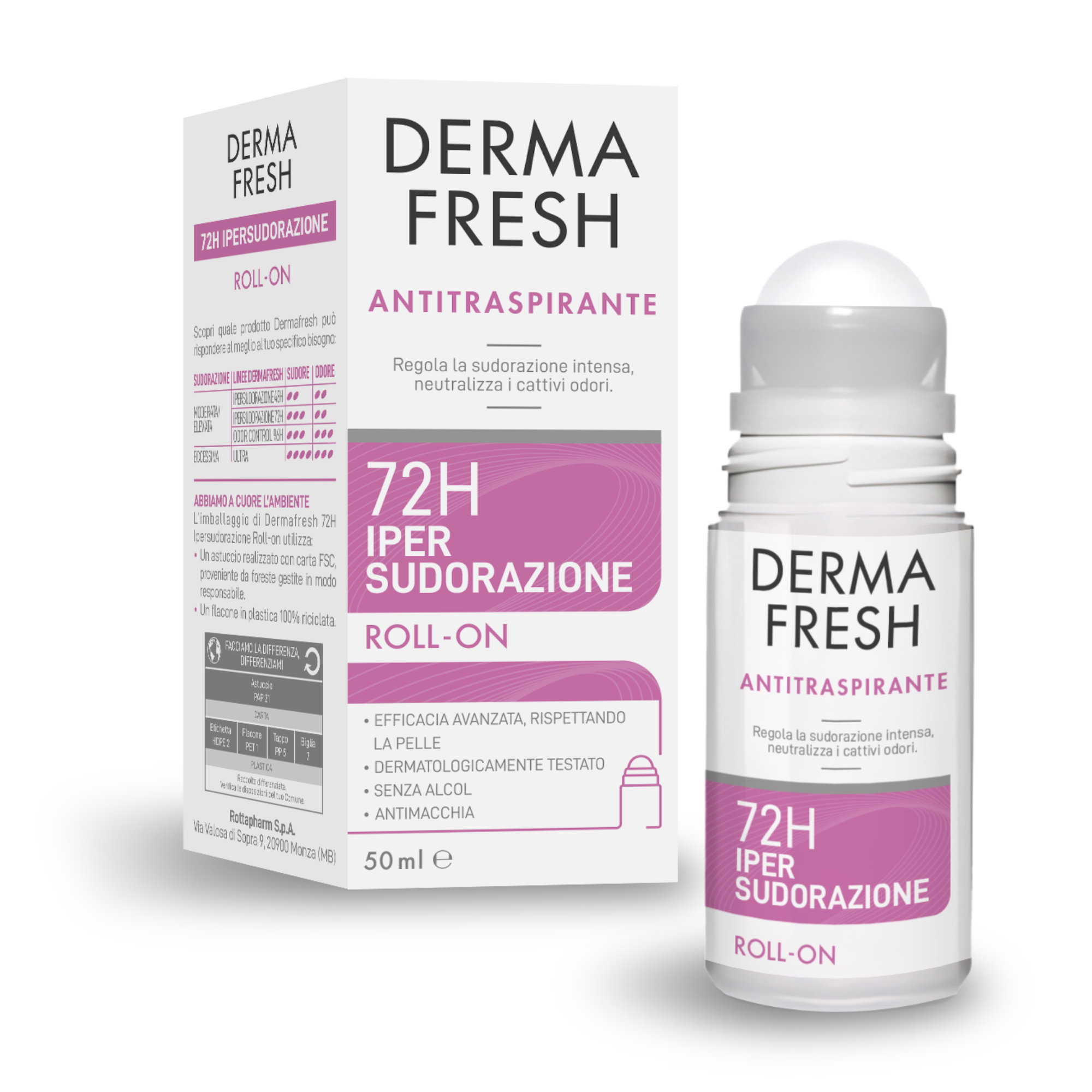 DERMAFRESH 72H IPERSUD ROLL ON