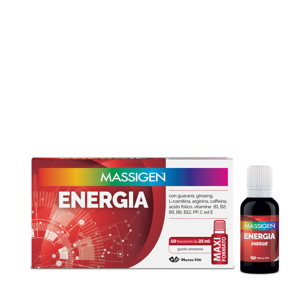 MASSIGEN ENERGIA 10 FLACONI 25ML
