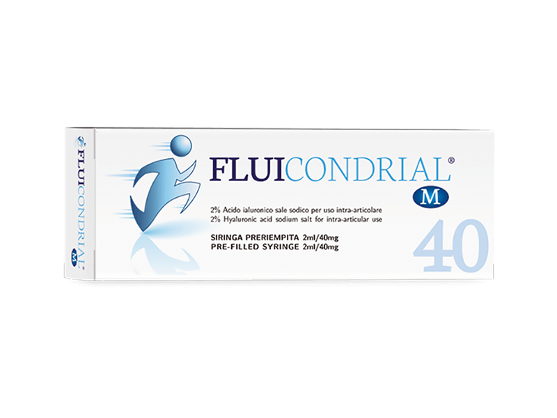 FLUICONDRIAL M siringa preriempita acido ialuronico 2ML/40MG