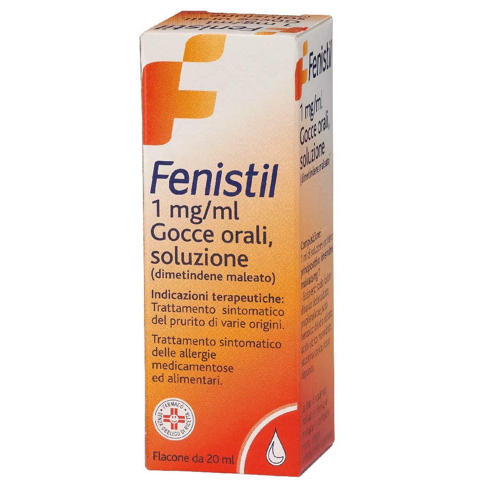 Fenistil Gocce 1 mg/ml Antistaminico Anti - Prurito 20 ml 