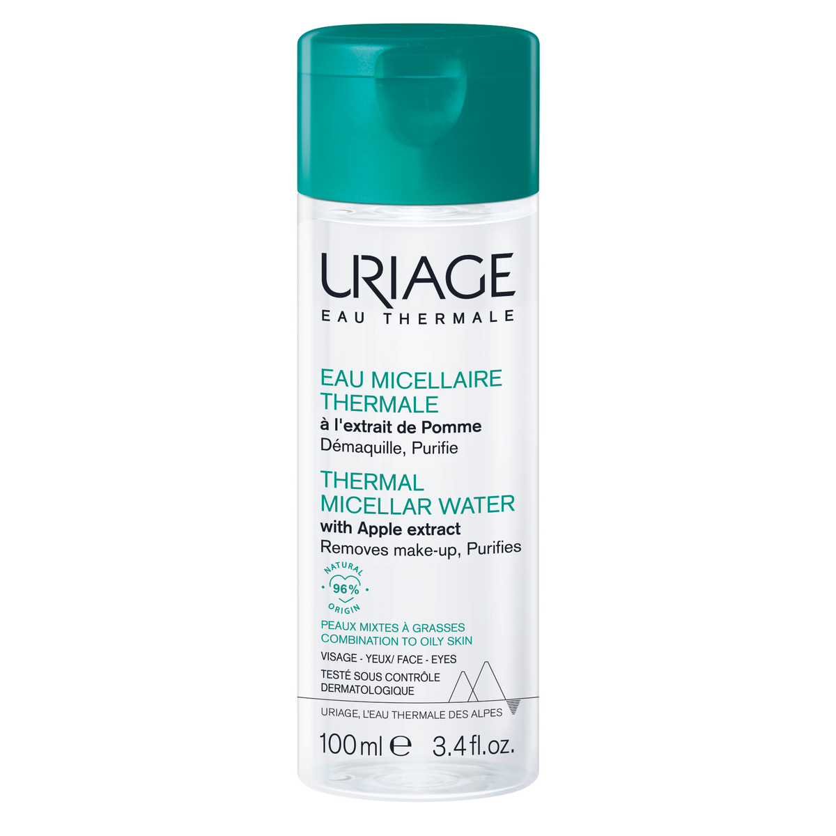 Uriage - Acqua Micellare Termale Per Pelle Mista, Grassa E Acneica 100 ml