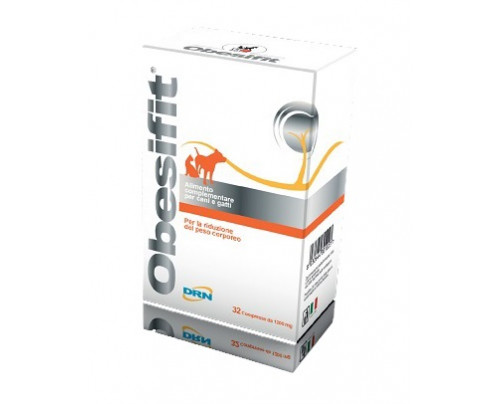 DRN Obesifit Integratore Perdita Peso Cani E Gatti 32 Compresse