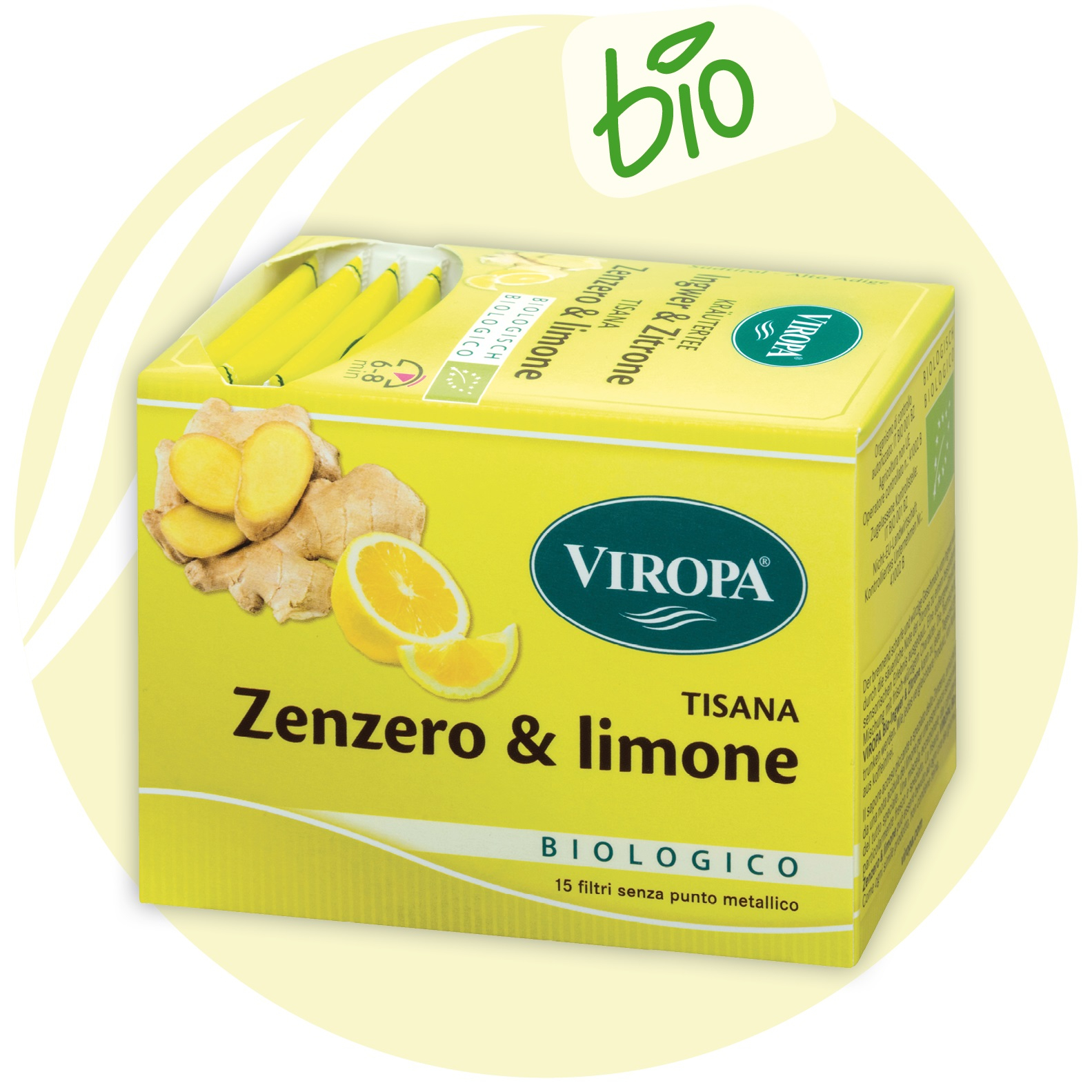 Viropa Zenzero & Limone tisana biologico 15 filtri