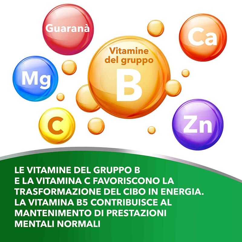 Berocca Boost Integratore di Vitamine e Minerali, Performance Mentale ed Energia, con Guaraná, 15 Compresse Effervescenti