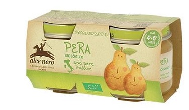 Alce Nero Omogeneizzato di Pera biologico 2x80g